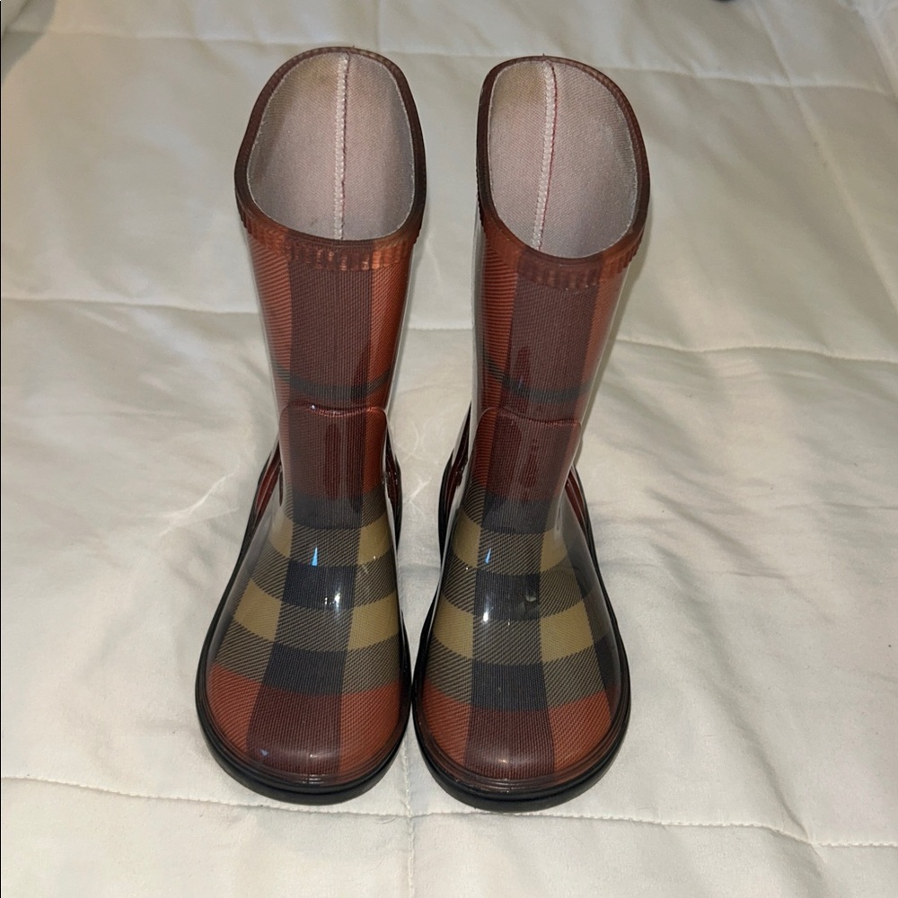 Burberry Tartan Plaid Wellies